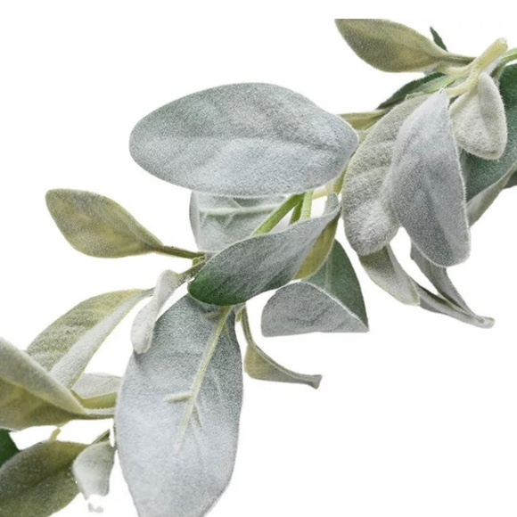 2 Pack | Lambs Ear Garland 12 Total Feet Wedding Vine Greenery Decor ~ New - Picture 6 of 6
